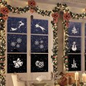 Szablony świąteczne na okno sztuczny śnieg ZESTAW