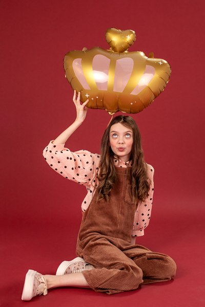 Balon foliowy Korona, 52x42cm, mix Balon foliowy Korona, 52x42cm, mix