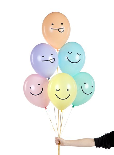 Balony 30 cm, Buźki, mix (1 op. / 50 szt.) Balony 30 cm, Buźki, mix (1 op. / 50 szt.)