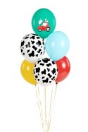 Balony 30 cm, Farma, mix (1 op. / 6 szt.)