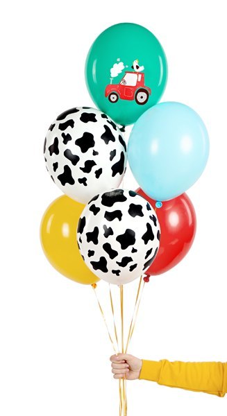 Balony 30 cm, Farma, mix (1 op. / 6 szt.) Balony 30 cm, Farma, mix (1 op. / 6 szt.)