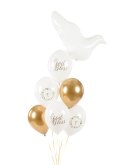 Balony 30 cm, God Bless, Pastel Pure White (1 op. / 50 szt.)