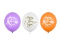 Balony 30 cm, Happy Birthday To You, mix (1 op. / 50 szt.)
