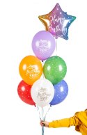 Balony 30 cm, Happy Birthday To You, mix (1 op. / 50 szt.) Balony 30 cm, Happy Birthday To You, mix (1 op. / 50 szt.)