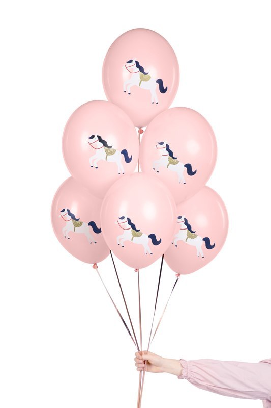 Balony 30 cm, Konik, Pastel Pale Pink (1 op. / 50 szt.) Balony 30 cm, Konik, Pastel Pale Pink (1 op. / 50 szt.)