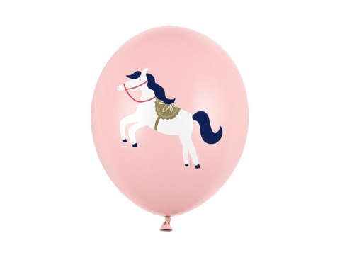 Balony 30 cm, Konik, Pastel Pale Pink (1 op. / 6 szt.) Balony 30 cm, Konik, Pastel Pale Pink (1 op. / 6 szt.)