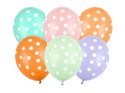Balony 30 cm, Kropki, mix (1 op. / 50 szt.) Balony 30 cm, Kropki, mix (1 op. / 50 szt.)