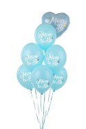 Balony 30 cm, Mom to Be, Pastel Light Blue (1 op. / 50 szt.)