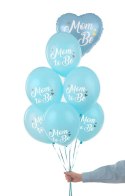 Balony 30 cm, Mom to Be, Pastel Light Blue (1 op. / 50 szt.)