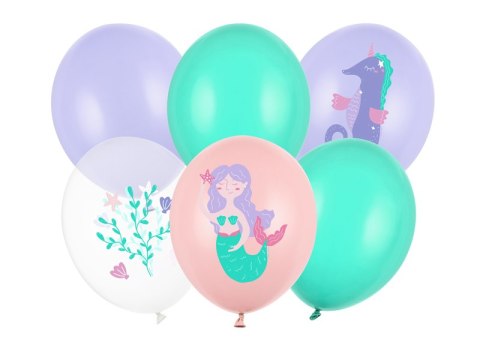Balony 30 cm, Morski Świat, mix (1 op. / 6 szt.) Balony 30 cm, Morski Świat, mix (1 op. / 6 szt.)