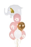 Balony 30 cm, Roczek, Pastel Pale Pink (1 op. / 50 szt.)