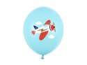 Balony 30 cm, Samolot, Pastel Light Blue (1 op. / 50 szt.)