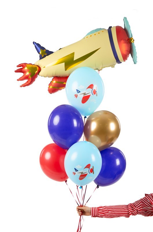 Balony 30 cm, Samolot, Pastel Light Blue (1 op. / 50 szt.) Balony 30 cm, Samolot, Pastel Light Blue (1 op. / 50 szt.)