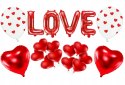 Balony serca baner napis balon LOVE na Walentynki Balony serca baner napis balon LOVE na Walentynki