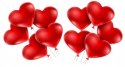 Balony serca baner napis balon LOVE na Walentynki Balony serca baner napis balon LOVE na Walentynki