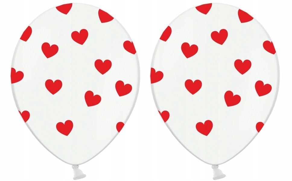Balony serca baner napis balon LOVE na Walentynki
