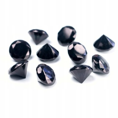 Diamenty kryształki czarne konfetti Halloween x10 Diamenty kryształki czarne konfetti Halloween x10