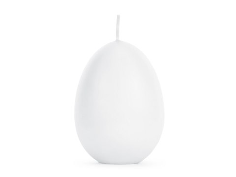 Świeca Jajko, biały, 10 cm Świeca Jajko, biały, 10 cm