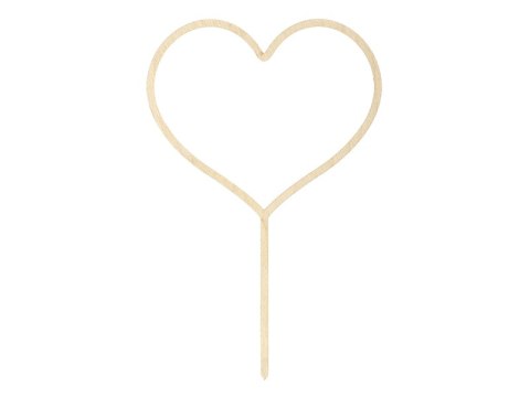 Topper drewniany Serce, 23cm Topper drewniany Serce, 23cm