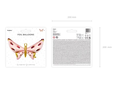 Balon foliowy Motyl, 120x87 cm, mix Balon foliowy Motyl, 120x87 cm, mix