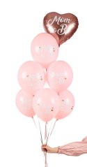 Balony 30 cm, Mom to Be, Pastel Pale Pink (1 op. / 6 szt.)