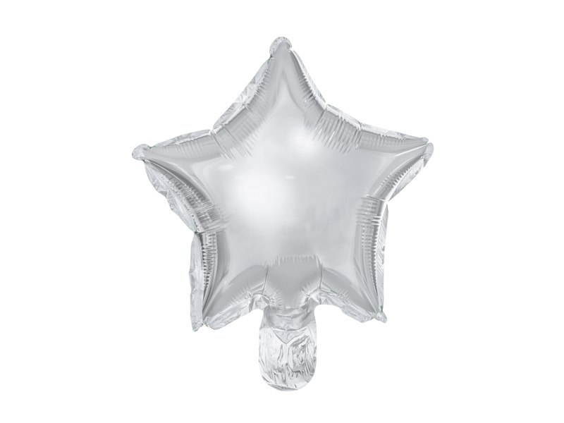 Balony foliowe Gwiazdka, 22cm, srebrny (1 op. / 25 szt.) Balony foliowe Gwiazdka, 22cm, srebrny (1 op. / 25 szt.)