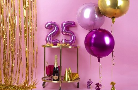 Balony na każde 1-99 urodziny złote z konfetti x30 Balony na każde 1-99 urodziny złote z konfetti x30