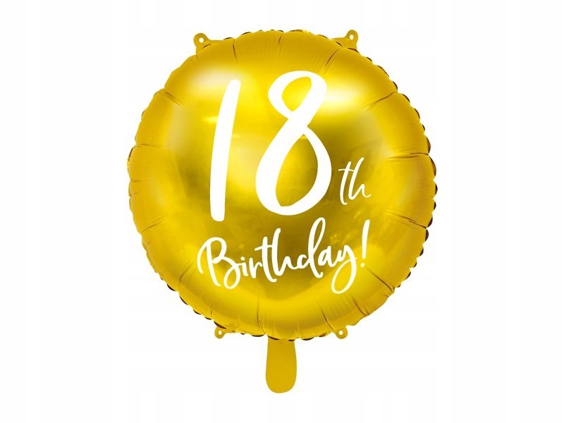 Balony napis cyfry 18 na osiemnastkę urodziny x38 Balony napis cyfry 18 na osiemnastkę urodziny x38