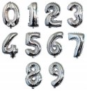 Balony zwierzątka stojak cyfra na 1-9 urodziny