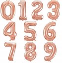 Balony zwierzątka stojak cyfra na 1-9 urodziny