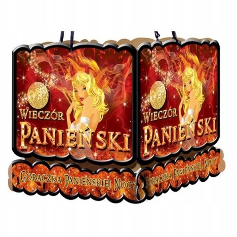 Dekoracja na wieczór panieński lampion girlanda 3D Dekoracja na wieczór panieński lampion girlanda 3D
