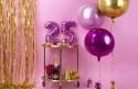 Napis urodziny balony cyfry DOWOLNE IMIĘ i LICZBA