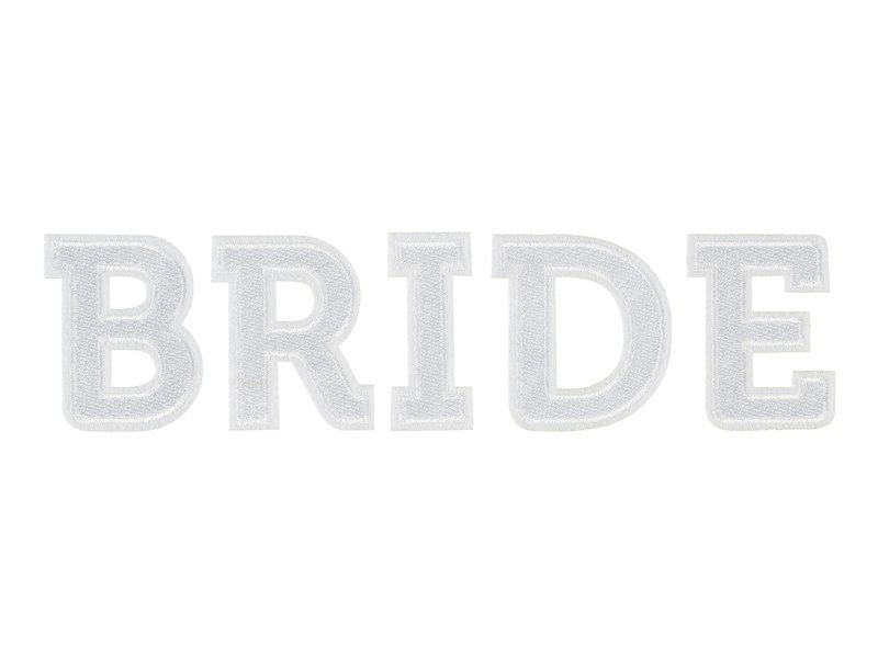 Naprasowanka BRIDE, biały, 24x6cm Naprasowanka BRIDE, biały, 24x6cm