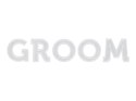 Naprasowanka GROOM, biały, 30x6cm Naprasowanka GROOM, biały, 30x6cm