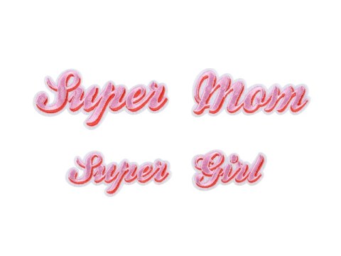 Naprasowanka Supermom, mix, 14x3.5-19.5x5 cm (1 op. / 2 szt.) Naprasowanka Supermom, mix, 14x3.5-19.5x5 cm (1 op. / 2 szt.)
