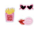 Naprasowanki Kiss me, mix, 4.5-6.5x3-6 cm (1 op. / 3 szt.) Naprasowanki Kiss me, mix, 4.5-6.5x3-6 cm (1 op. / 3 szt.)