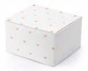 Pudełeczka Serca rosegold prezenty dla gości x10 Pudełeczka Serca rosegold prezenty dla gości x10