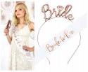 Szarfa Bride to Be i opaska na wieczór panieński Szarfa Bride to Be i opaska na wieczór panieński