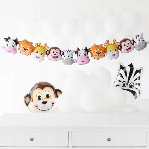 Zestaw balony zwierzątka na każde 1-9 urodziny Zestaw balony zwierzątka na każde 1-9 urodziny