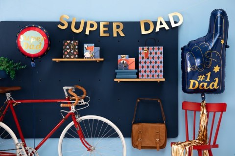 Balon foliowy #1 Dad, 46 x 86.5 cm, mix Balon foliowy #1 Dad, 46 x 86.5 cm, mix
