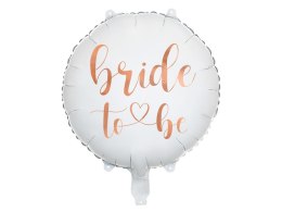 Balon foliowy Bride to be 45cm, biały