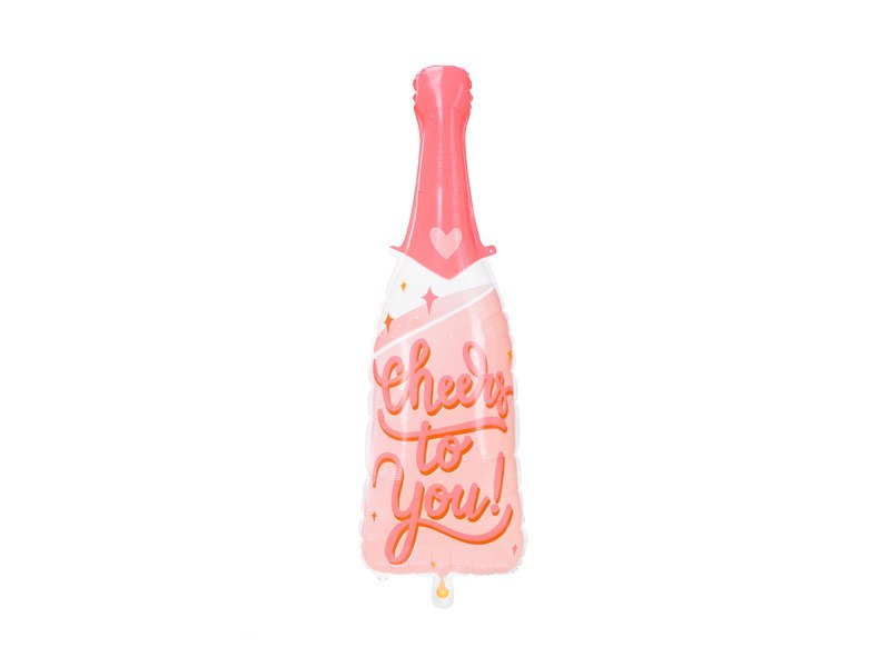 Balon foliowy Butelka, 38x97 cm, mix Balon foliowy Butelka, 38x97 cm, mix