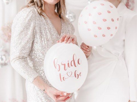 Balony 30 cm, Bride to be, mix (1 op. / 50 szt.) Balony 30 cm, Bride to be, mix (1 op. / 50 szt.)