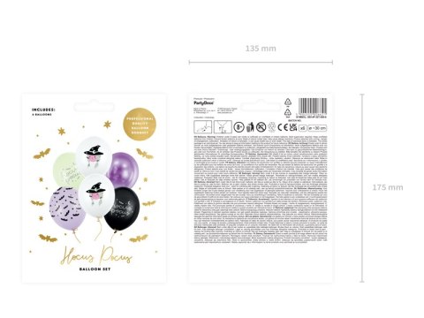 Balony Witch, 6 szt. Balony Witch, 6 szt.