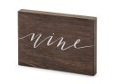 Drewniany numer na stół "Nine", 2x18x12.5 cm