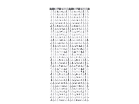 Kurtyna - Choinka, srebrny, 100x245 cm Kurtyna - Choinka, srebrny, 100x245 cm