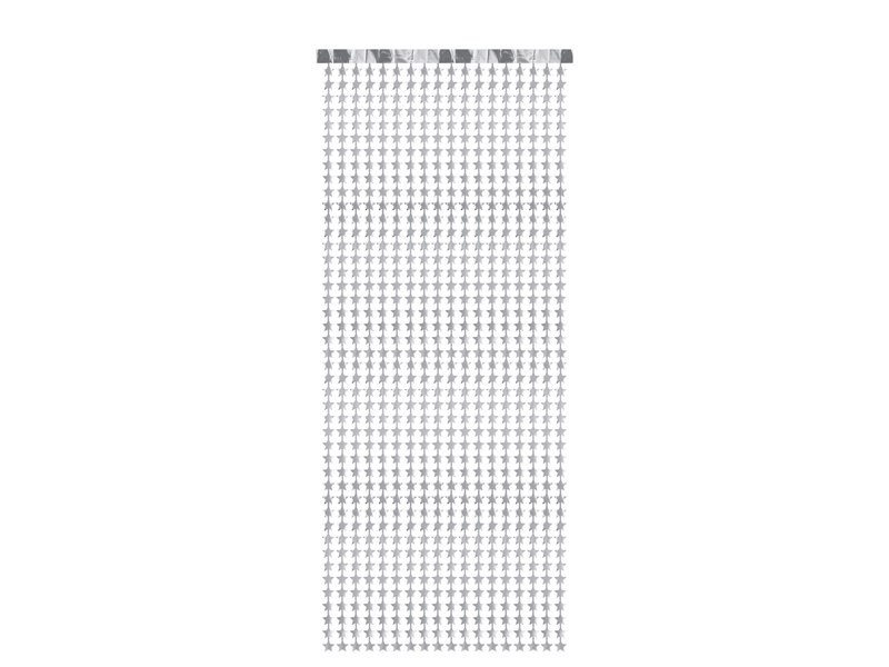 Kurtyna - Gwiazdki, srebrny, 100x245 cm Kurtyna - Gwiazdki, srebrny, 100x245 cm