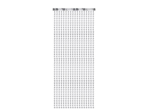 Kurtyna - Gwiazdki, srebrny, 100x245 cm Kurtyna - Gwiazdki, srebrny, 100x245 cm