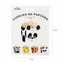 Pudełka na popcorn słodycze zwierzątka safari x4 Pudełka na popcorn słodycze zwierzątka safari x4