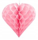 Serce bibułowe dekoracja serca na Walentynki 20cm